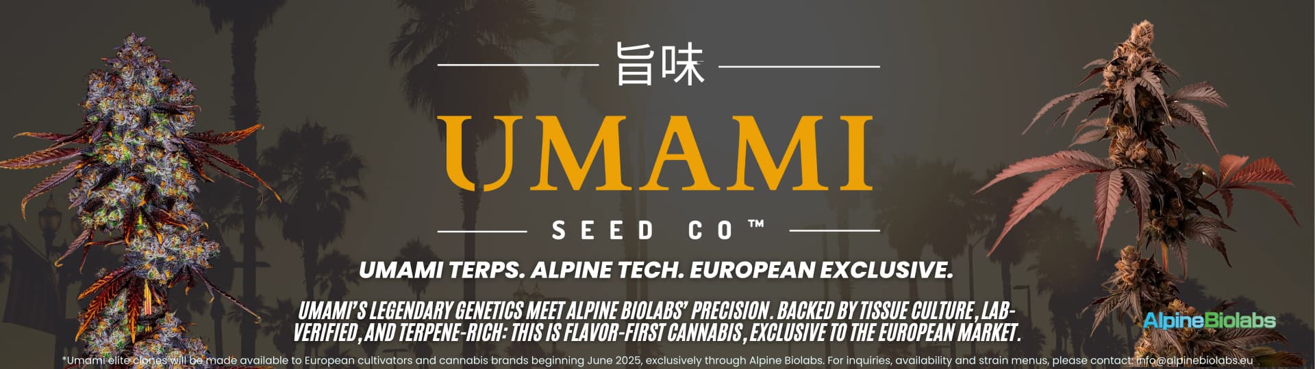 Alpine Biolabs x Umami Seed Company Collaboration