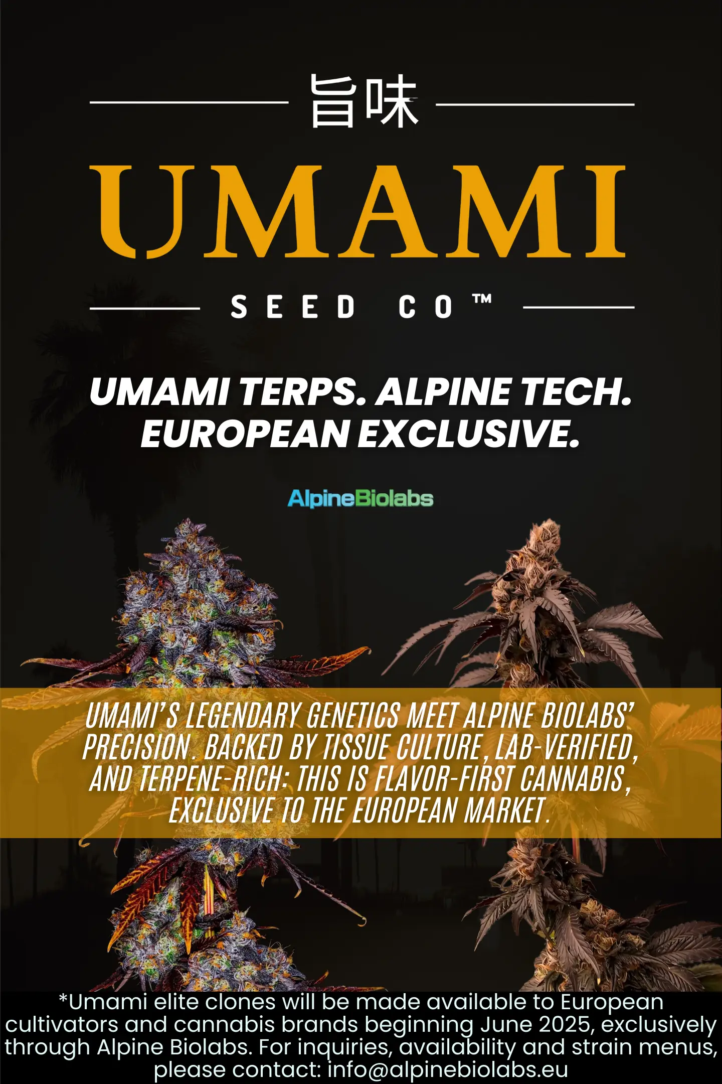 Alpine Biolabs x Umami Seed Company Collaboration