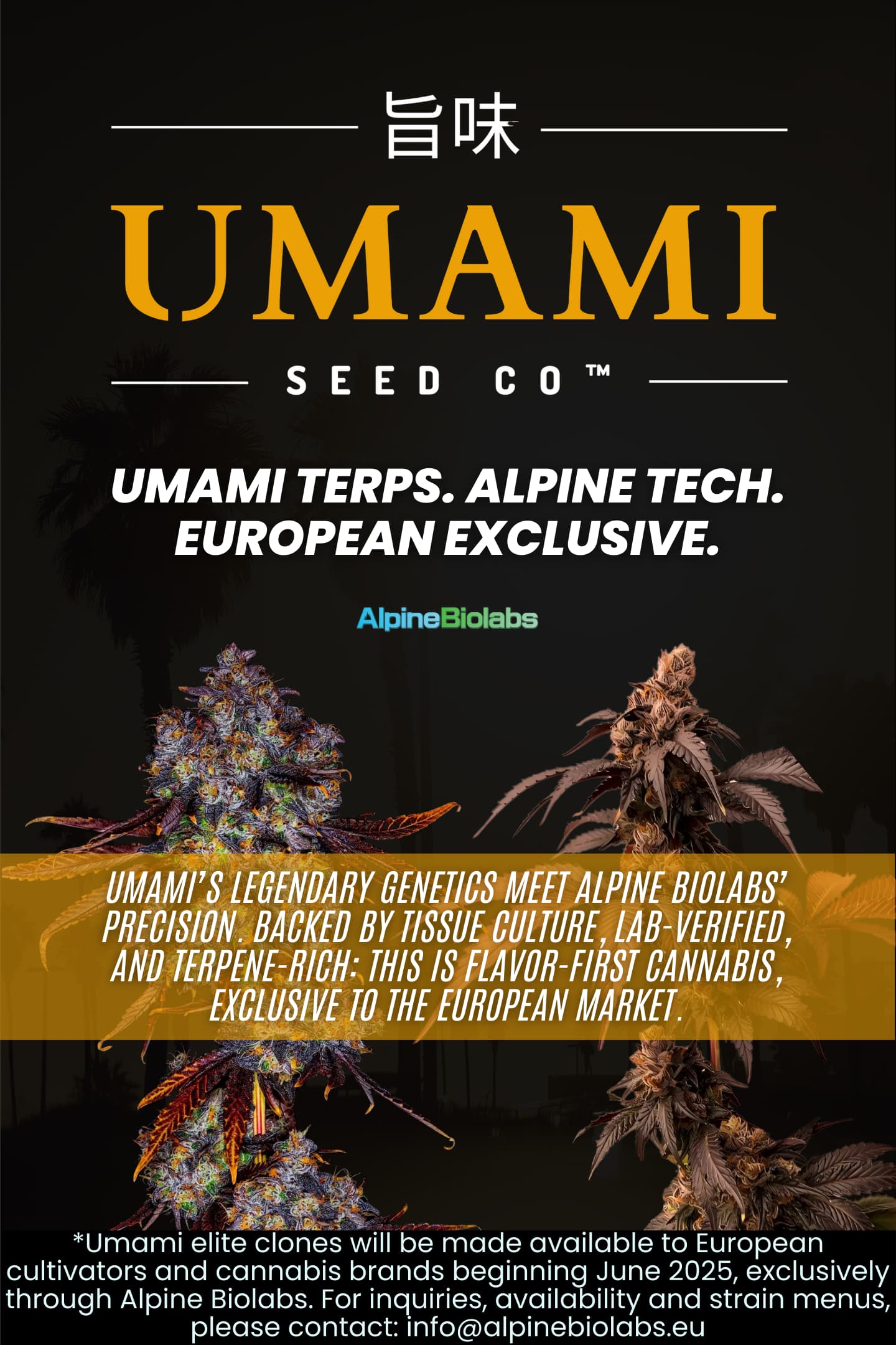 Alpine Biolabs x Umami Seed Company Collaboration