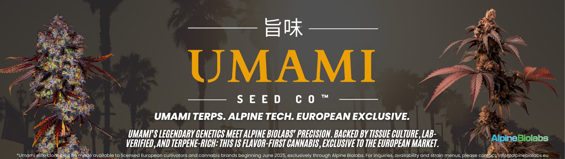 Alpine Biolabs x Umami Seed Company Collaboration